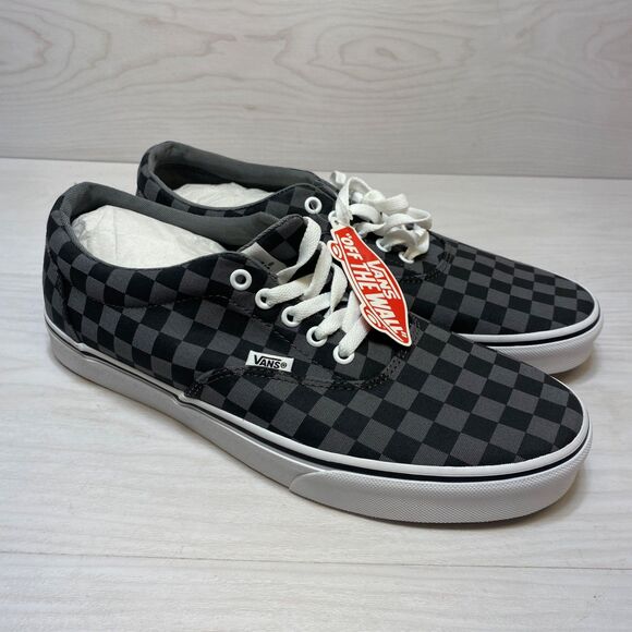 VANS OFF THE WALL MEN\'S 7.5 GRAY CHECKERED DOHENY CLASSIC SHOES MENS SIZE 11 main image 9